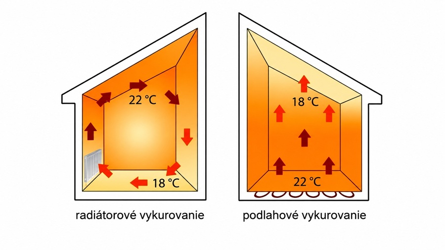 Podlahové vykurovanie vs radiátory